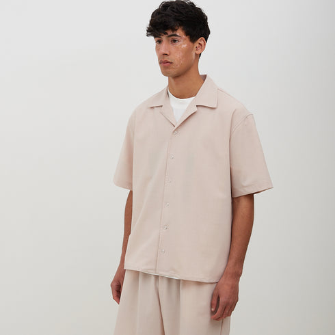 Bonsai Bowling Shirt Regular Fit Sand SH001-004 Degli Uberti